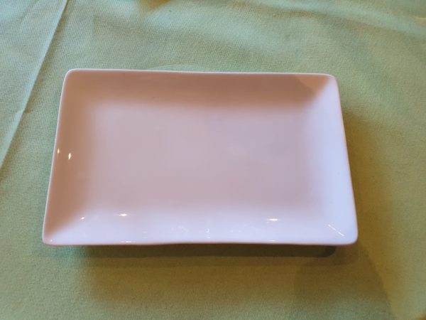 Assiette rectangulaire