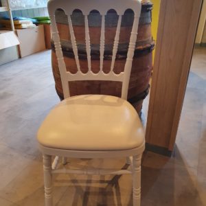Chaise Napoléon blanche