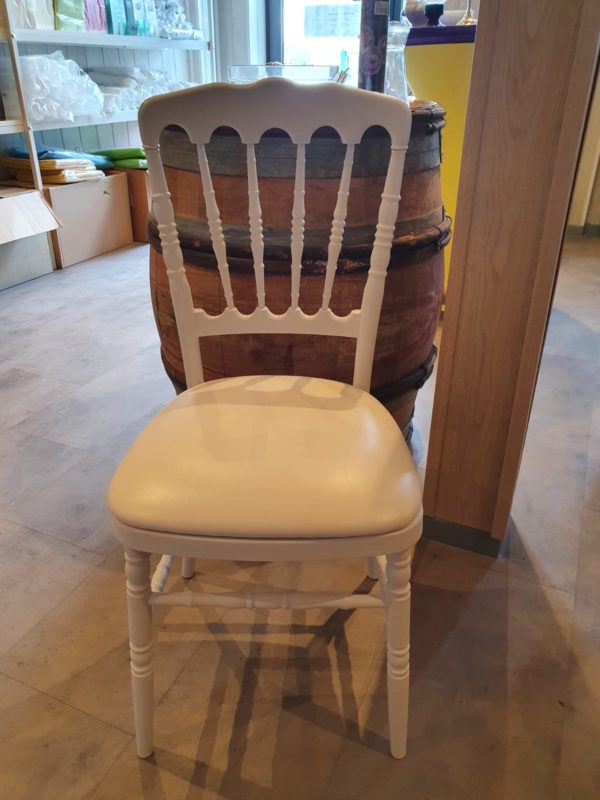 Chaise Napoléon blanche